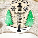  Custom Family Ornaments, Personalized Family Ornaments, Custom Grandkids Ornaments, Christmas Gift Ideas