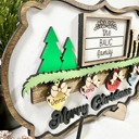  Personalized Christmas Family Sign, Christmas Family Sign, Mental Christmas Decor