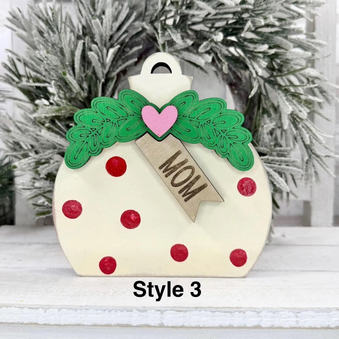 Personalized Christmas Family Decor, Ornament Custom Christmas Decor, Christmas Shelf Sitter, Personalized Family Christmas Decor
