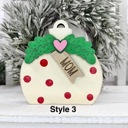  Personalized Christmas Family Decor, Ornament Custom Christmas Decor, Christmas Shelf Sitter, Personalized Family Christmas Decor