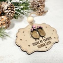  You're My Favorite Human Bean, Best Friend Ornaments Friendship Ornament, Friendship Christmas, Gift for Bestie, Gift for Best Friends