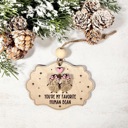  You're My Favorite Human Bean, Best Friend Ornaments Friendship Ornament, Friendship Christmas, Gift for Bestie, Gift for Best Friends