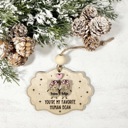  You're My Favorite Human Bean, Best Friend Ornaments Friendship Ornament, Friendship Christmas, Gift for Bestie, Gift for Best Friends