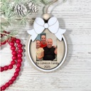  Personalized Family Photo Frame Ornament, Christmas Ornament Decor, Picture Frame Ornament