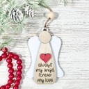  Christmas Angel Ornaments, Memorial Ornaments, Personalized Angel Ornament, Always My Angel Forever My Love