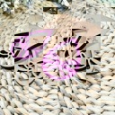  Wooden Christmas Bow Earrings