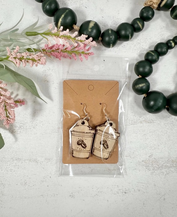 Coffee Cup Earrings, Coffee Lover Gift, Gift For Her, Teacher Gift Idea, Teacher Appreciation Gift, Unique Earrings