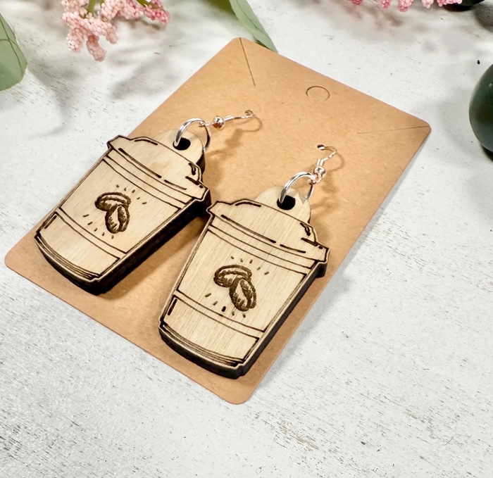 Coffee Cup Earrings, Coffee Lover Gift, Gift For Her, Teacher Gift Idea, Teacher Appreciation Gift, Unique Earrings