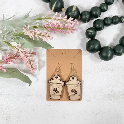 Coffee Cup Earrings, Coffee Lover Gift, Gift For Her, Teacher Gift Idea, Teacher Appreciation Gift, Unique Earrings