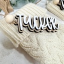  Personalized Stocking Tags, Christmas Tags