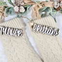  Personalized Stocking Tags, Christmas Tags