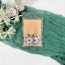  Snowflake Earrings, Holiday Jewelry for Women, Christmas Gift, Wood Jewelry, Christmas Earrings