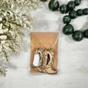  Wooden Cowboy Boot Earrings, Western Jewelry, Cowboy/Cowgirl Earrings