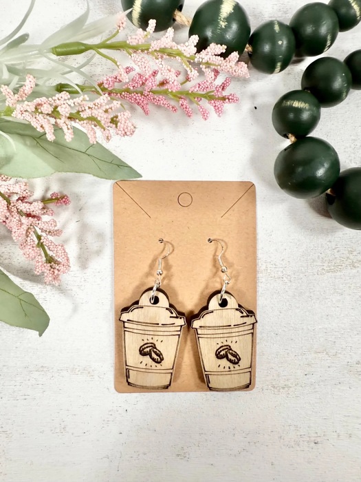Coffee Cup Earrings, Coffee Lover Gift, Gift For Her, Teacher Gift Idea, Teacher Appreciation Gift, Unique Earrings
