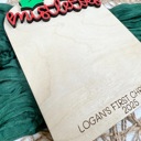  DIY Footprint Art, Baby's First Christmas, Mistletoes Sign