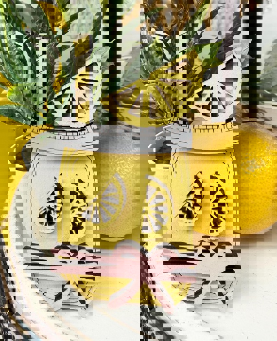 Lemon Tier Tray Decor, Spring Tier Tray Decor,Lemon Home Decor, Lemon Themed Signs, Tiered Tray Decor, Summer Tiered Tray Decor