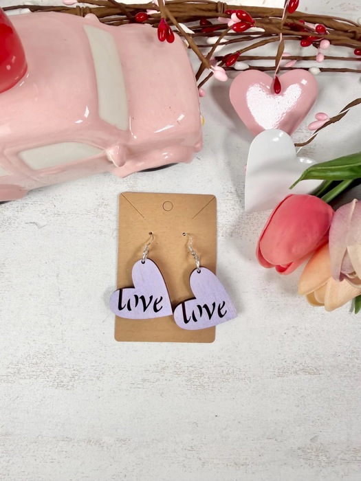 Valentines Earrings | Heart Earrings | Cute Valentine Jewelry | Gift for Her | Love Earrings | Teacher Gift