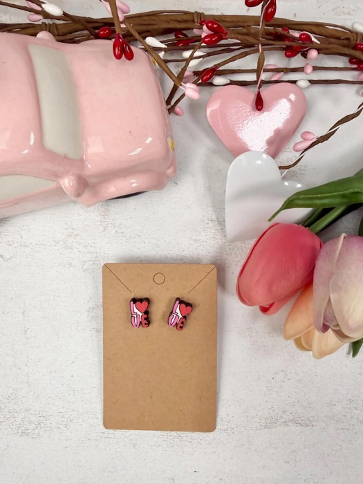 Valentines Earrings | Heart Earrings | Cute Valentine Jewelry | Gift for Her | Love Earrings | Teacher Gift