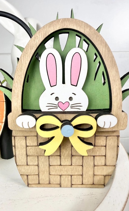 Easter Tier Tray Decor, Spring Tier Tray Decor, Easter Home Decorations, Bunny Season Farmhouse Decor
