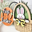  Easter Tier Tray Decor, Spring Tier Tray Decor, Easter Home Decorations, Bunny Season Farmhouse Decor