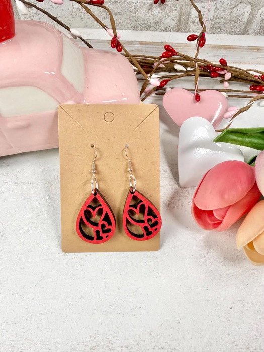 Valentines Earrings | Heart Earrings | Cute Valentine Jewelry | Gift for Her | Love Earrings | Teacher Gift
