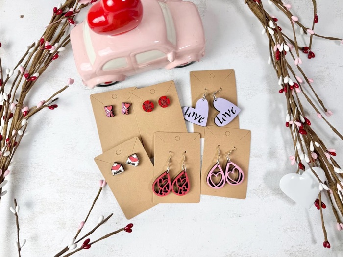 Valentines Earrings | Heart Earrings | Cute Valentine Jewelry | Gift for Her | Love Earrings | Teacher Gift