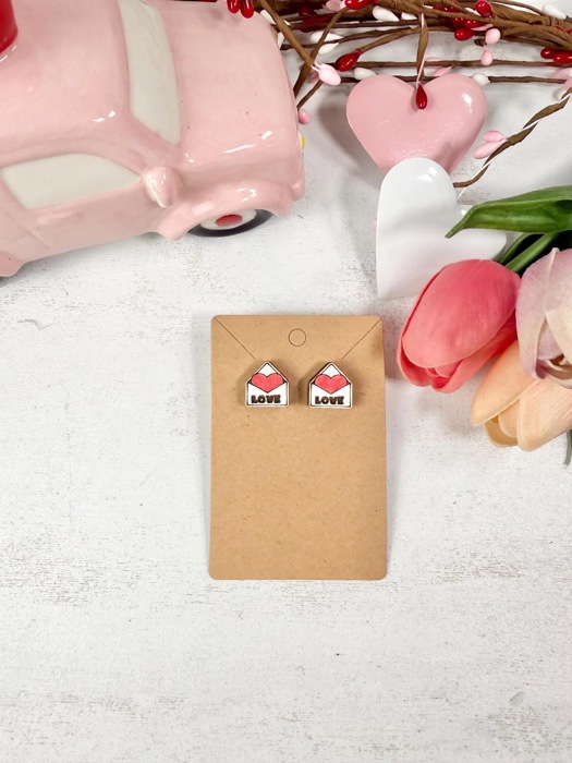 Valentines Earrings | Heart Earrings | Cute Valentine Jewelry | Gift for Her | Love Earrings | Teacher Gift