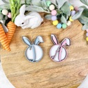  Monogram Easter Basket Tag, Personalized Letter Easter Tag, Easter Basket Tag, Name Tag, Easter Bunny, Easter Decoration