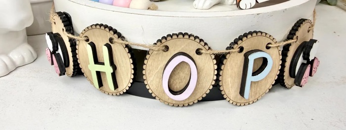 Easter Tier Tray Decor, Spring Tier Tray Decor, Easter Home Decorations, Bunny Season Farmhouse Decor