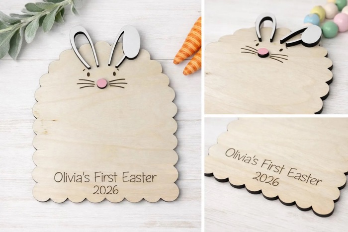 Frist Easter Handprint Craft, Easter Keepsake, Easter Decor