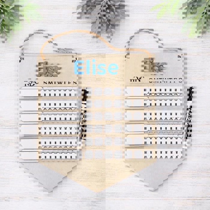 Personalized Kids Chore Chart, Custom Children’s Routine & Responsibility Chart