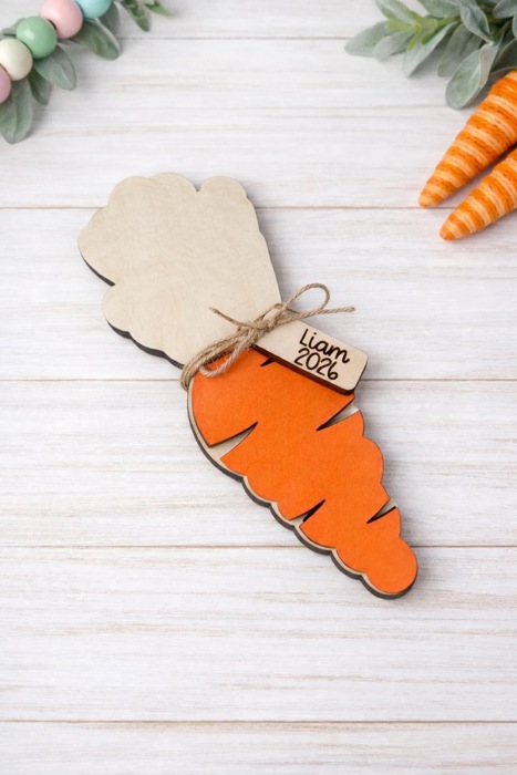 Easter Handprint Craft, Easter Keepsake, Handprint Gift, Personalized Easter, Easter Handprints, Easter DIY Kids Craft, Easter Carrot DIY