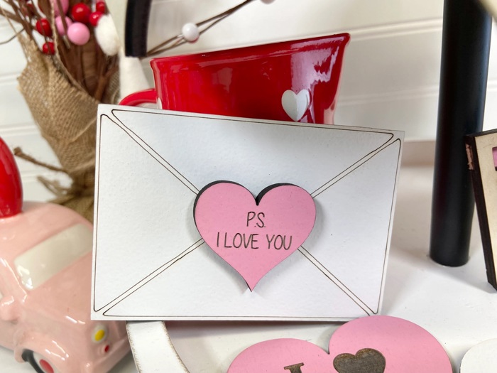 Valentines Tiered Tray Decor