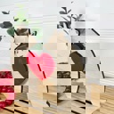  Personalized Wooden Couple Bear, Happy Valentine's Day Couple Bear