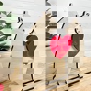  Personalized Wooden Couple Bear, Happy Valentine's Day Couple Bear