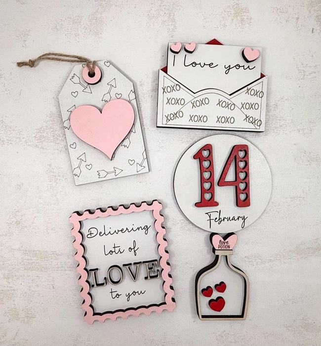 Valentines Tiered Tray Decor-1