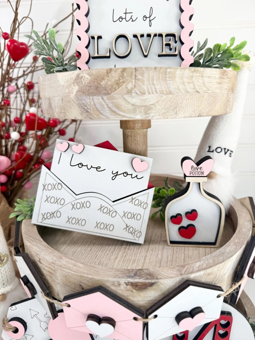 Valentines Tiered Tray Decor-1