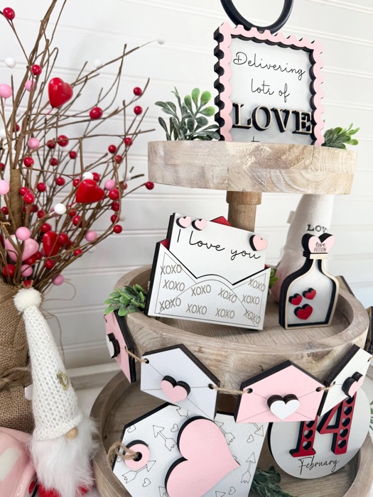 Valentines Tiered Tray Decor-1