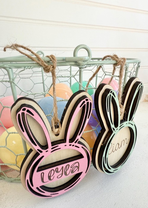 Personalized Easter Basket Tag, Easter Basket Tag