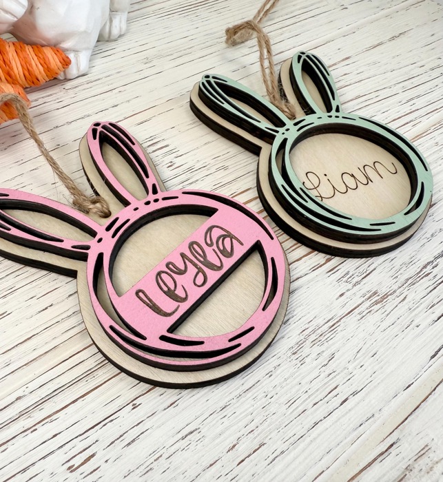 Personalized Easter Basket Tag, Easter Basket Tag