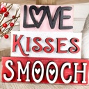  Valentines Tiered Tray Decor | Kisses Collection