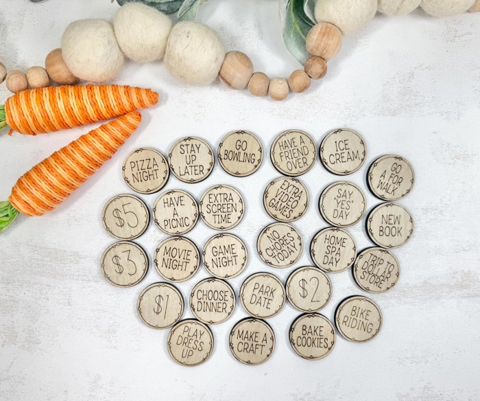 Easter Egg Filler, Easter Egg Tokens