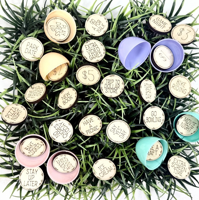 Easter Egg Filler, Easter Egg Tokens