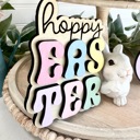 Happy Easter Easter Tier Tray Decor, Spring Tier Tray Decor, Easter Home Decorations