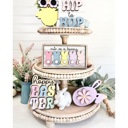  Easter Tier Tray Decor, Spring Tier Tray Decor, Easter Home Decorations