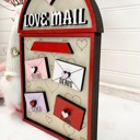  Personalized Valentines Family Signs, Valentines Day Decor, Love Mailbox, Valentines Gift for Grandma, Gift for mom, Valentines Shelf Sitter