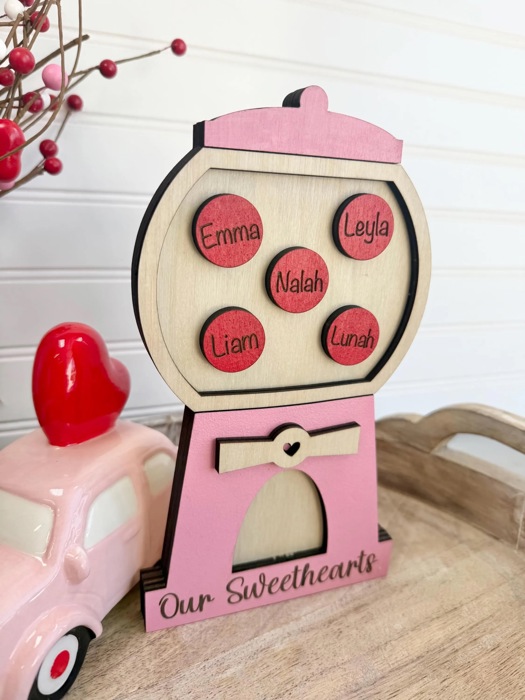 Personalized Valentines Family Signs