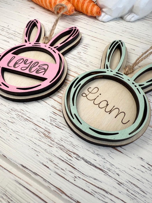 Personalized Easter Basket Tag, Easter Basket Tag