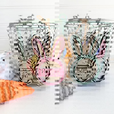 Personalized Easter Basket Tag, Easter Basket Tag