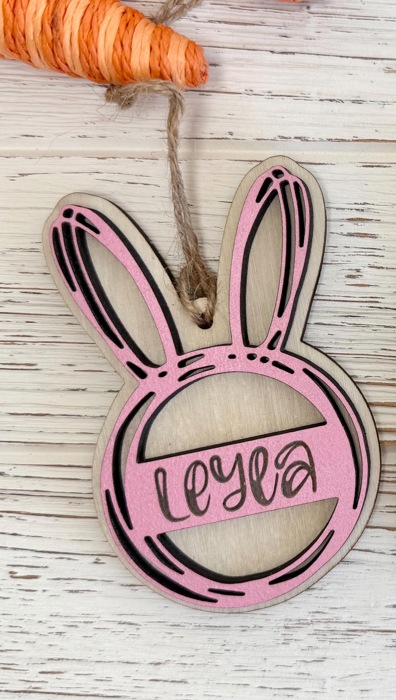 Personalized Easter Basket Tag, Easter Basket Tag